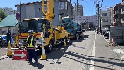 建築工事現場